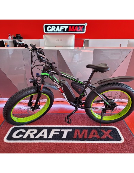 CRAFTMAX-fatboy-Elektrofahrrad-Mountainbike-26Zoll-E-Bike-48V-17Ah1000W-Lithium-Akku-Shimano-21-Gang-Vollfederung-hydraulische-S
