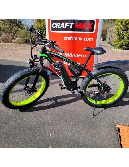 CRAFTMAX-fatboy-Elektrofahrrad-Mountainbike-26Zoll-E-Bike-48V-17Ah1000W-Lithium-Akku-Shimano-21-Gang-Vollfederung-hydraulische-S