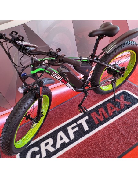CRAFTMAX-fatboy-Elektrofahrrad-Mountainbike-26Zoll-E-Bike-48V-17Ah1000W-Lithium-Akku-Shimano-21-Gang-Vollfederung-hydraulische-S