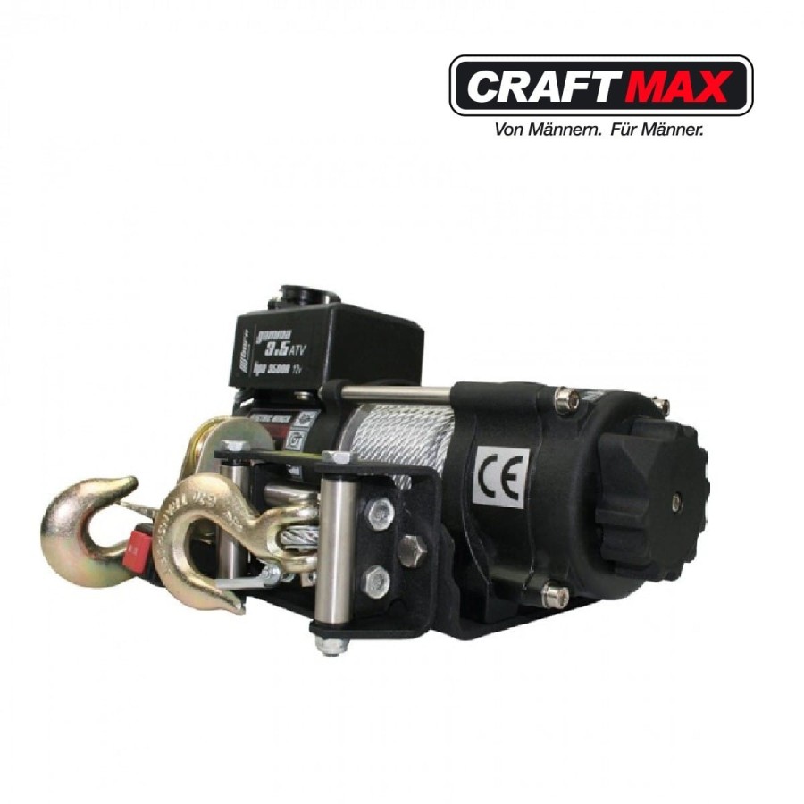 CRAFTMAX-HPA3500-ATV-Elektrische-Seilwinde-12-V-Zugkraft-1588-kg-ATV-Kit