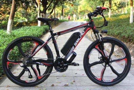 CRAFTMAX-smlro-26Zoll-E-Bike-350Watt-13Amph-schwarz-rot-1