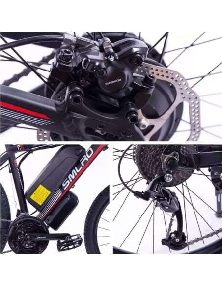 CRAFTMAX-smlro-26Zoll-E-Bike-350Watt-13Amph-schwarz-rot-3