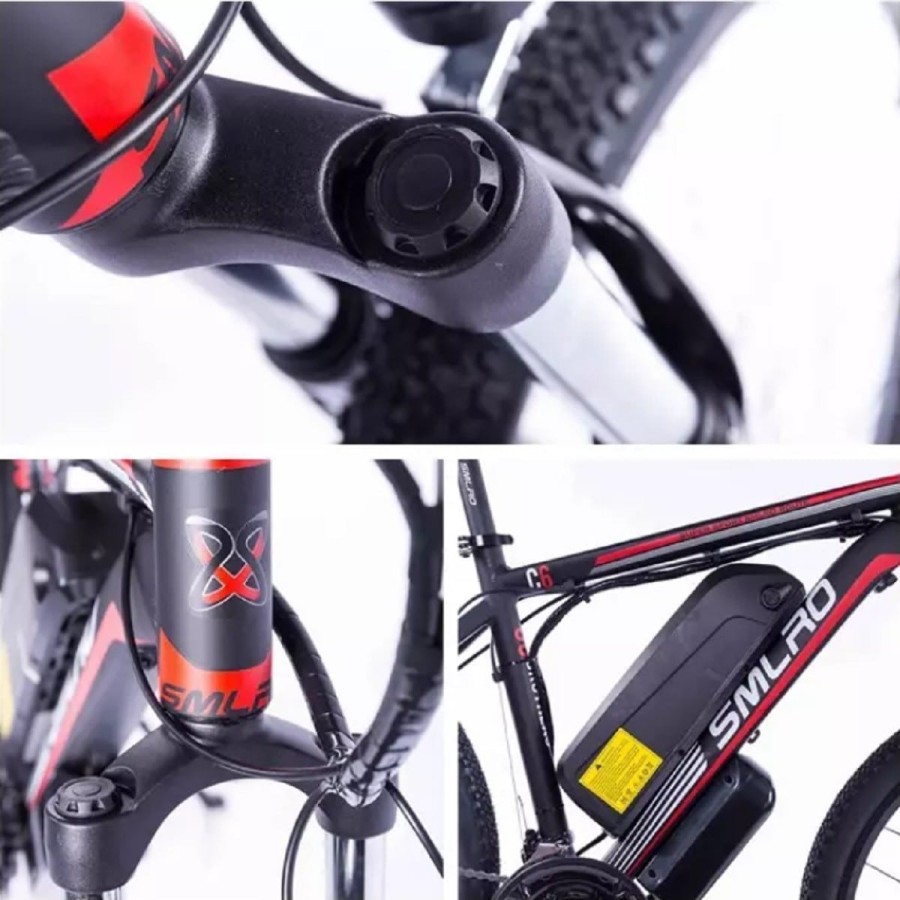 CRAFTMAX-smlro-26Zoll-E-Bike-350Watt-13Amph-schwarz-rot-5