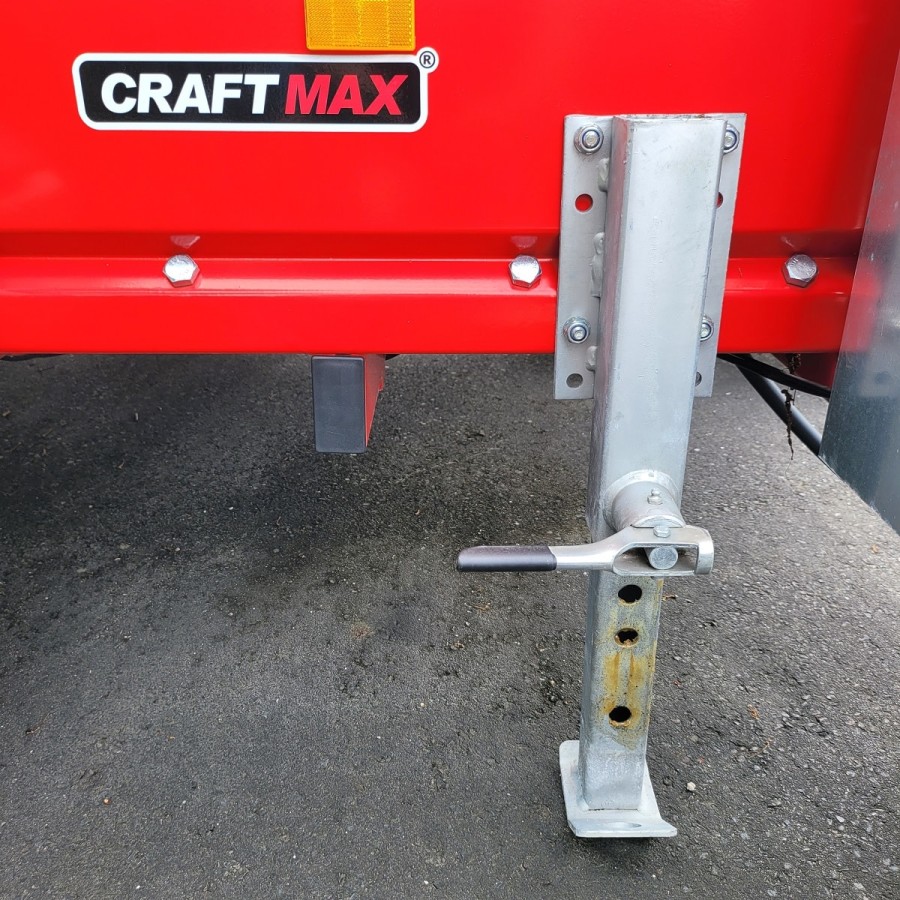 Stabile-Fall-Stuetze-fuer-Kipper-u.-Baumaschinentransporter-PKW-Anhaenger