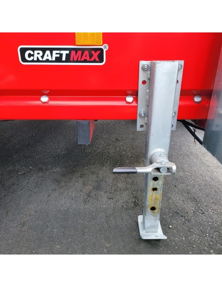 Stabile-Fall-Stuetze-fuer-Kipper-u.-Baumaschinentransporter-PKW-Anhaenger
