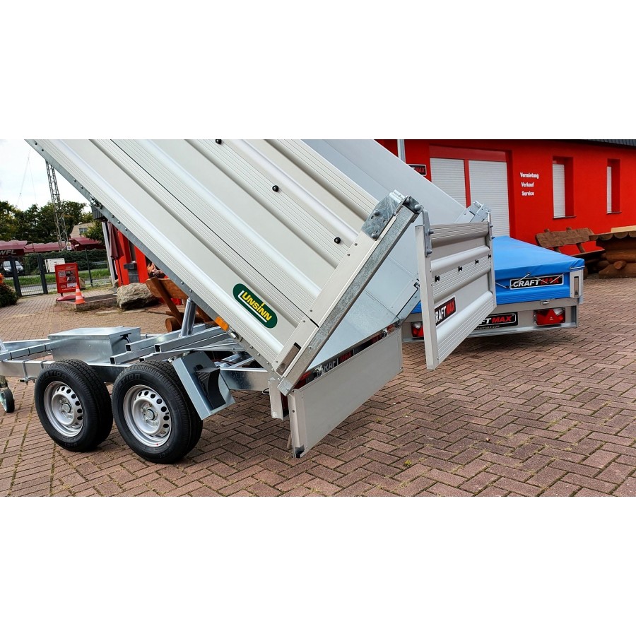 UNSINN-UHK-2627-13-1500-Heckkipper-2.600-Kg-E-Hydraulik-Alu-Bordwand-55er-Bordwandaufsatz-Pendelklappe-2