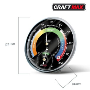 CRAFTMAX-analoges-Thermo-Hygrometer-Raumthermometer-mit-Feuchtigkeitsmesser-1 2