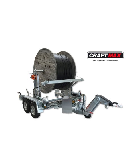 CRAFTMAX-Kabeltrommelransport-und-Verlegeanhaenger-3.500Kg