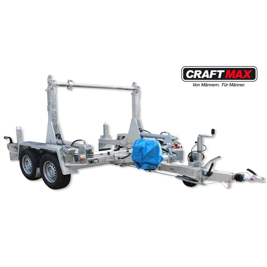 CRAFTMAX-Kabeltrommelransporter-Verlegeanhaenger-3.500Kg