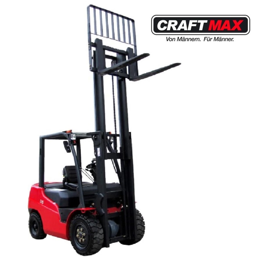 CRAFTMAX-ForkLift-CDV30BVAT-Gabelstapler-Hubkraft-3to-Hubhoehe-3.3m-MITSUBISHI-Diesel