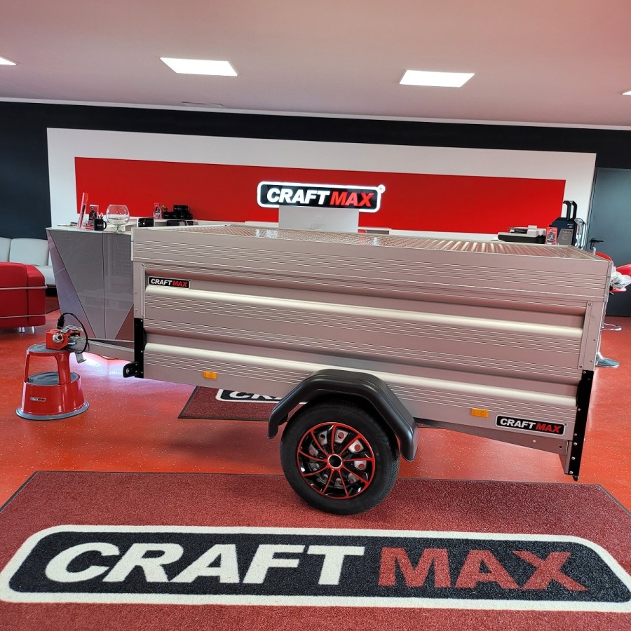 CRAFTMAX-SMART-Kastenanhaenger-ALU-Bordwaenden-Bordwandaufsatz-Deckel-750Kg-210x110x75cm-1