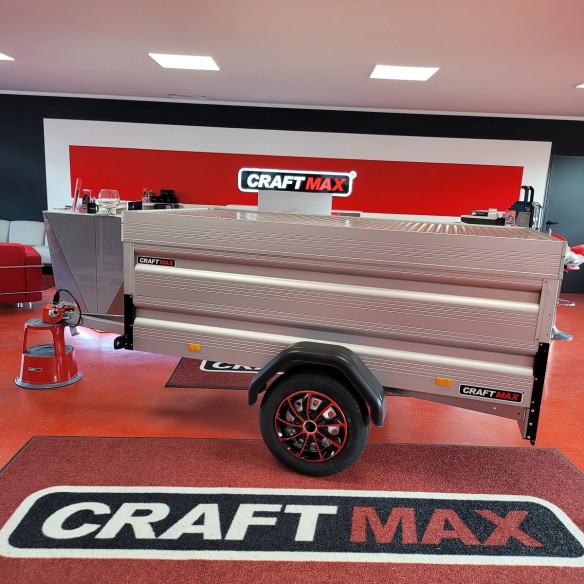 CRAFTMAX-SMART-Kastenanhaenger-ALU-Bordwaenden-Bordwandaufsatz-Deckel-750Kg-210x110x75cm-1