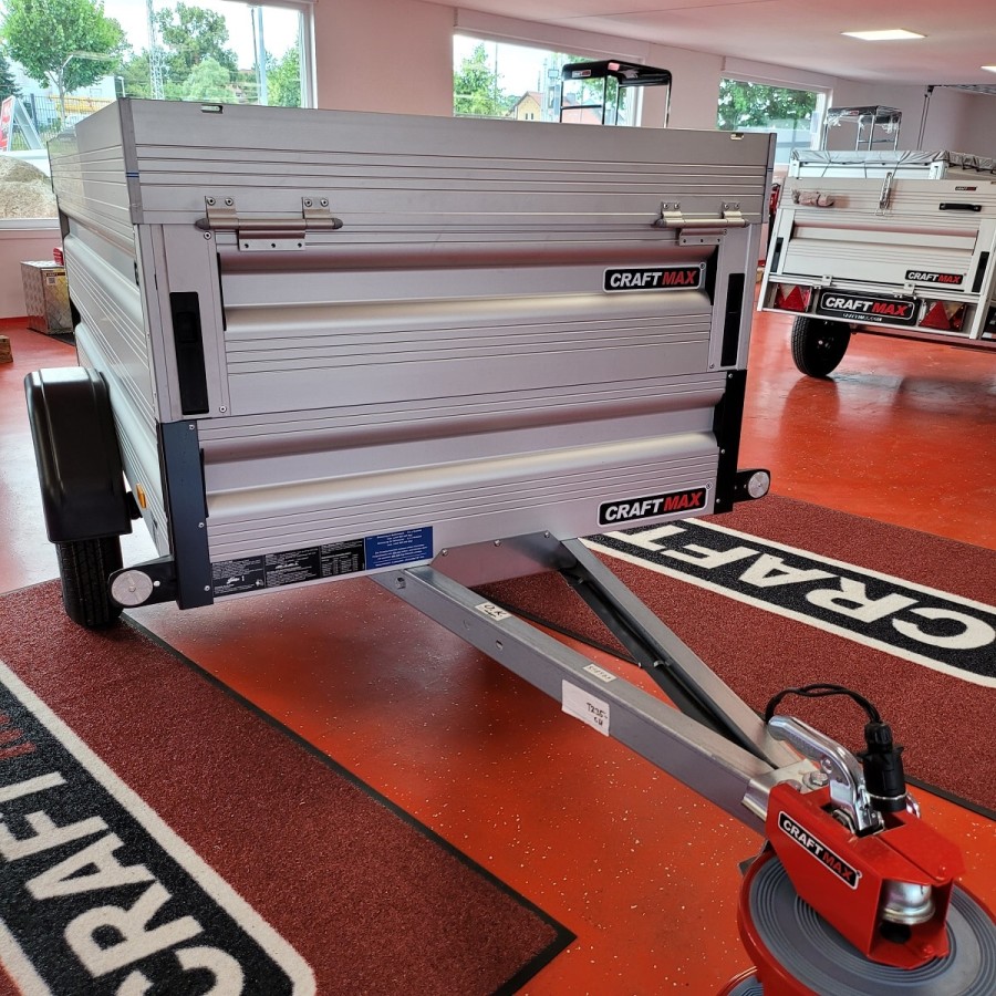 CRAFTMAX-SMART-Kastenanhaenger-ALU-Bordwaenden-Bordwandaufsatz-Deckel-750Kg-210x110x75cm-8