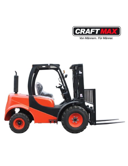 CRAFTMAX-TerrainForkLift-CERTF35-Gelaendegabelstapler-Hubkraft-3500kg-Hubhoehe-3000mm-Dieselmotor