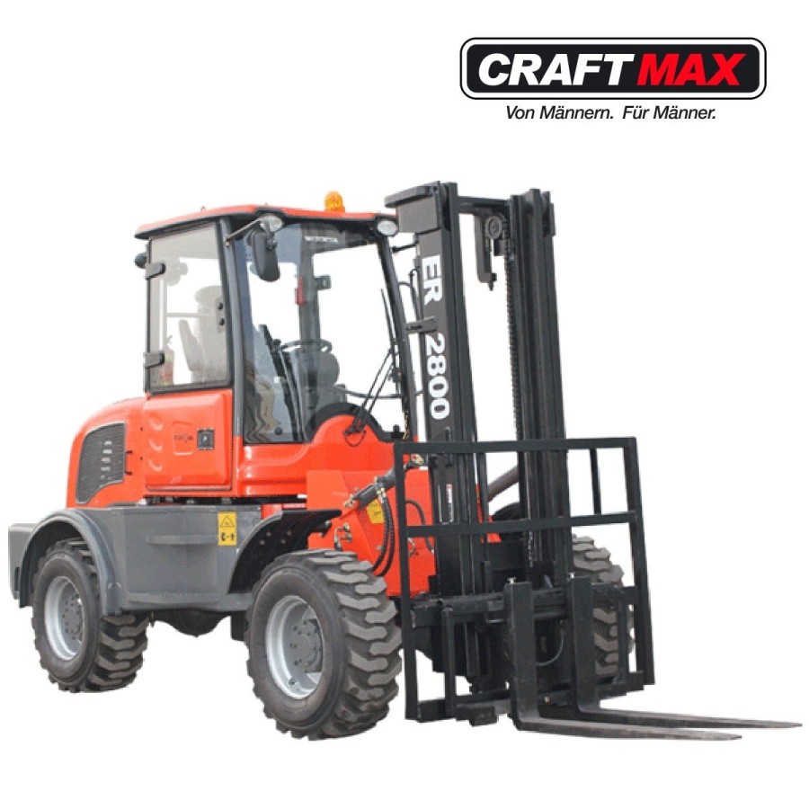 CRAFTMAX-roughTerrainForkLift-CERTF2800-Gabelstapler-schweres-Gelaende-Hubkraft-2to.-Hubhoehe-3000mm-37KW-Diesel