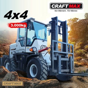 CRAFTMAX-roughTerrainForkLift-CJK3000-Gabelstapler-fuer-schweres-Gelaende-Hubkraft-3000-Hubhoehe-3m-37KW-Diesel