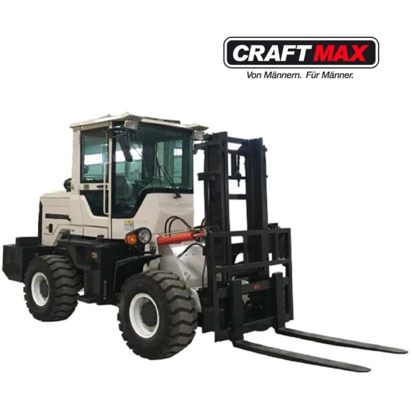 CRAFTMAX-roughTerrainForkLift-CJK3000-Gabelstapler-fuer-schweres-Gelaende-Hubkraft-3to-Hubhoehe-3m-37KW-Diesel