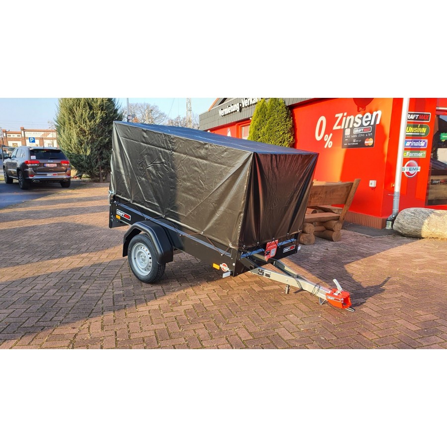 CRAFTMAX-blackline-Kastenanhaenger-750kg-ungebremst-mit-schwarzer-Hochplane-2