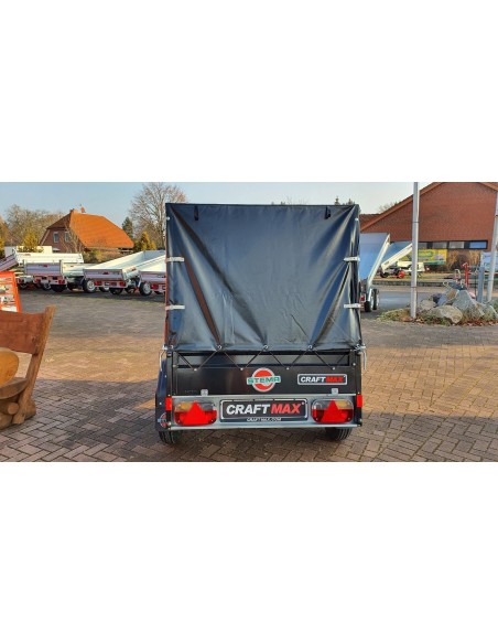 CRAFTMAX-blackline-Kastenanhaenger-750kg-ungebremst-mit-schwarzer-Hochplane-3