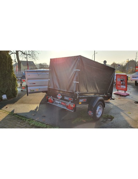 CRAFTMAX-blackline-Kastenanhaenger-750kg-ungebremst-mit-schwarzer-Hochplane-5
