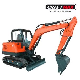 CRAFTMAX-KettenBagger-255KW-YANMAR-Diesel-Gewicht-42to.-Schaufelkapazitaet-0.17m³