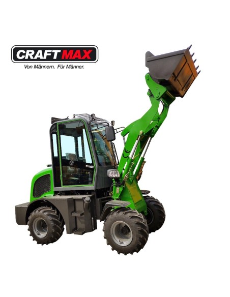CRAFTMAX-4x4-Elektro-Radlader-48V400Ah-3-5h-Leistung-1000kg-Hubkraft-3450kg-Gewicht-3