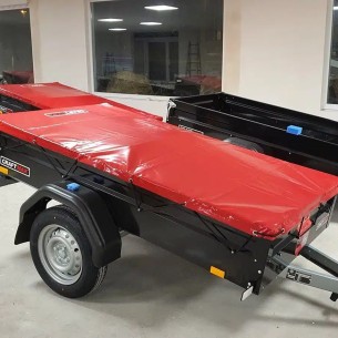 STEMA-FT-Serie-750kg-Kastenanhaenger-ungebremst-black-Edition-schwarze-Bordwaende-Flachplane-rot