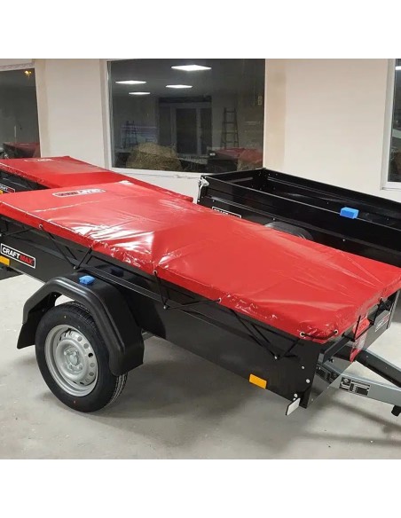 STEMA-FT-Serie-750kg-Kastenanhaenger-ungebremst-black-Edition-schwarze-Bordwaende-Flachplane-rot