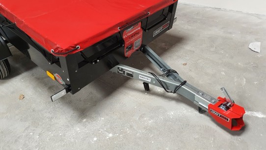 STEMA-FT-Serie-750kg-Kastenanhaenger-ungebremst-black-Edition-schwarze-Bordwaende-Flachplane-rot 2