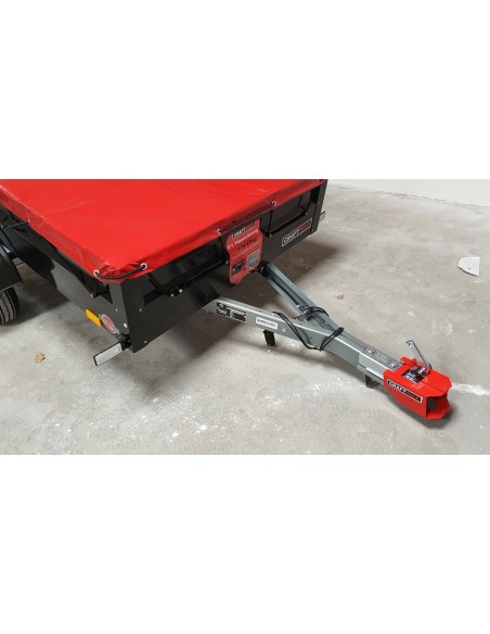 STEMA-PKW-Anhaenger-FT-Serie-750-ungebremst-black-Edition-schwarze-Bordwaende-Flachplane-rot-2