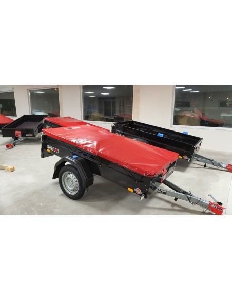 STEMA-PKW-Anhaenger-FT-Serie-750-ungebremst-black-Edition-schwarze-Bordwaende-Flachplane-rot-3