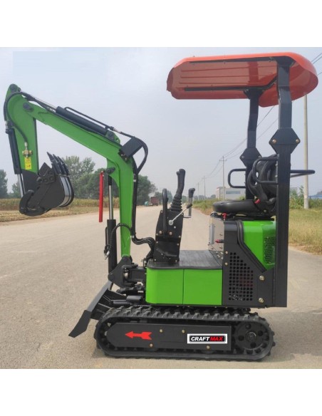 CRAFTMAX-greenline-10KW-Elektro-Kettenbagger-bis-8h-Batteriebetrieb-1.5to.-Gewicht-360-Grad-Schaufel-003-cbm150Kg-Grabtiefetiefe