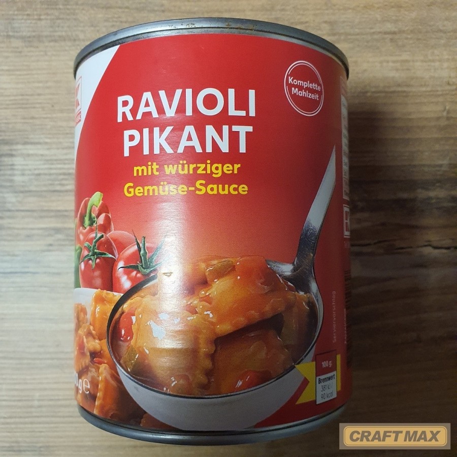 Notfallnahrung-Konserve-Ravioli-Pikant-mit-wuerziger-Gemuese-Sauce-1