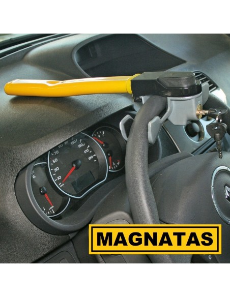 MAGNATAS-STEERINGBLOCK-yellow-Lenkradkralle-mechanische-Diebstahlsicherung-1