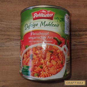 Fertiggericht-Notfallnahrung-Konserve-800g-Fleischtopf-ungarischer-Art-Paprika-Nudeln-1