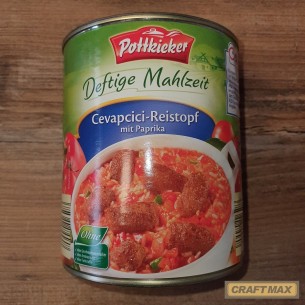 Fertiggericht-Notfallnahrung-Konserve-800g-Cevapcici-Reistopf-Paprika-1