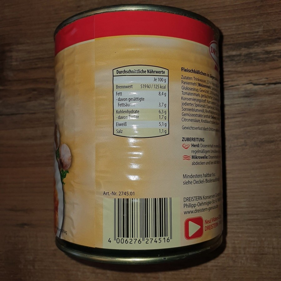 Fertiggericht-Notfallnahrung-Konserve-800g-Jaegertopf-Fleischbaellchen-Kartoffeln-2