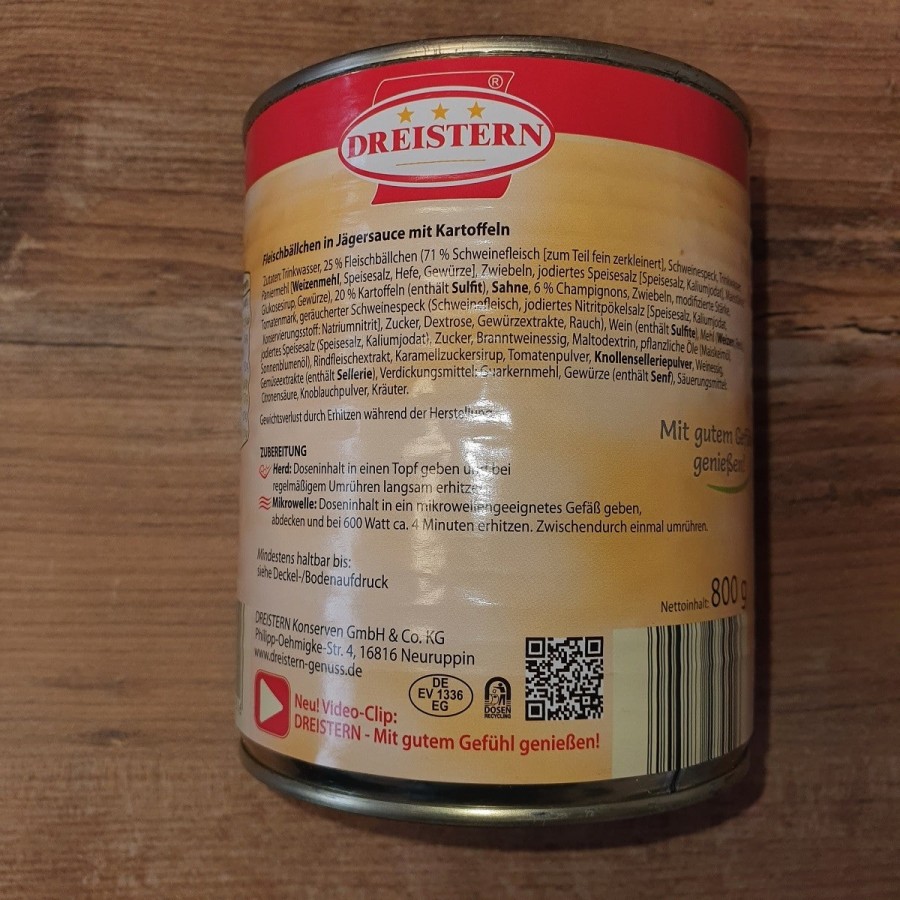 Fertiggericht-Notfallnahrung-Konserve-800g-Jaegertopf-Fleischbaellchen-Kartoffeln-3