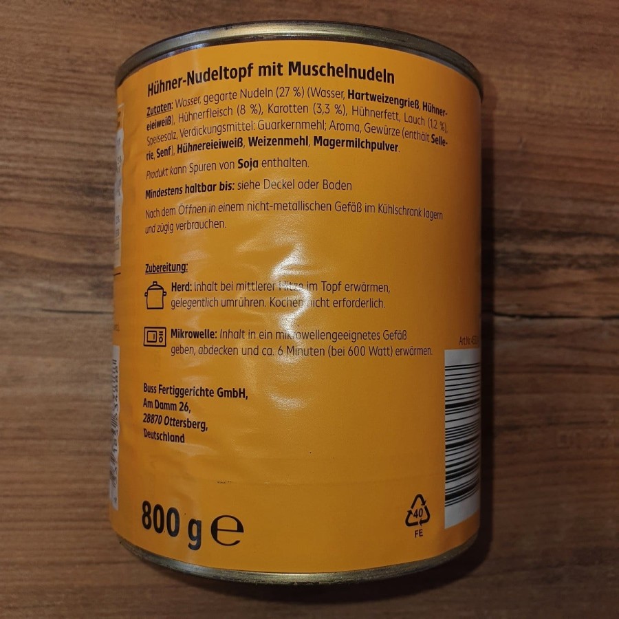 Fertiggericht-Notfallnahrung-Konserve-800g-Huehner-Nudeltopf-mit-Muschelnudeln-3
