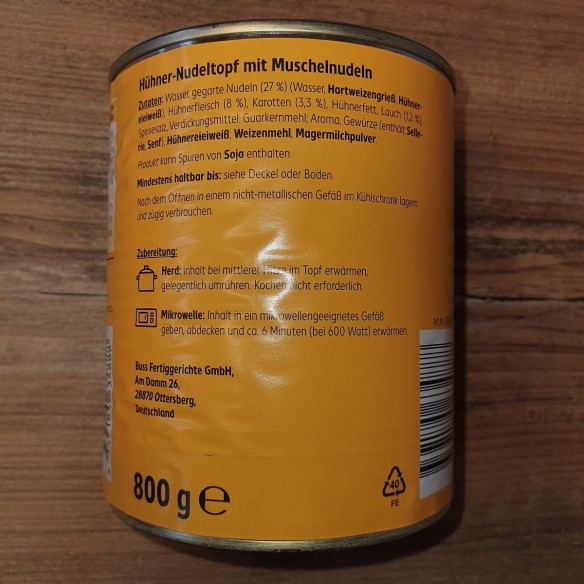 Fertiggericht-Notfallnahrung-Konserve-800g-Huehner-Nudeltopf-mit-Muschelnudeln-3