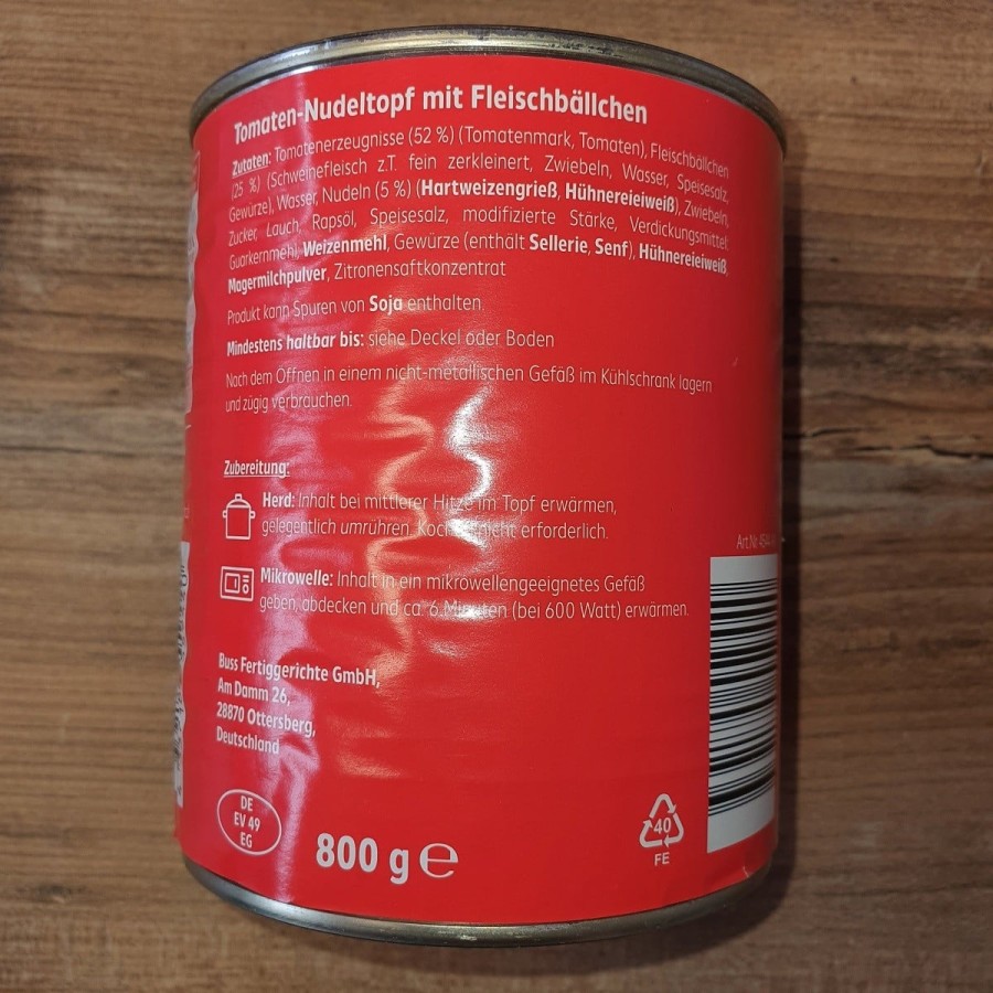 Fertiggericht-Notfallnahrung-Konserve-800g-Tomaten-Nudeltopf-mit-Fleischbaellchen-3