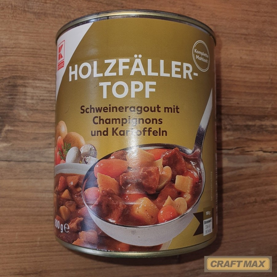 Fertiggericht-Notfallnahrung-Konserve-800g-Holzfaeller-Topf-Schweineragout-Champignons-Kartoffeln-1