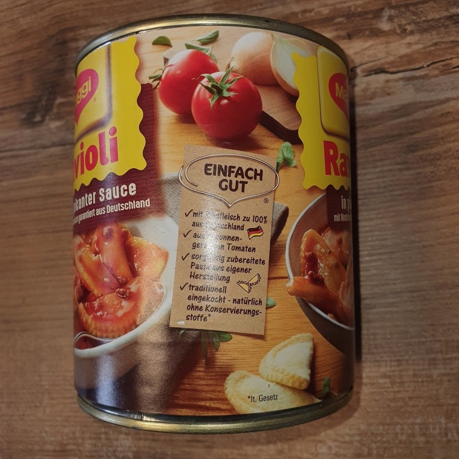 Fertiggericht-Notfallnahrung-Konserve-800g-Maggi-Ravioli-in-pikanter-Sauce-mit-Rindfleisch-3