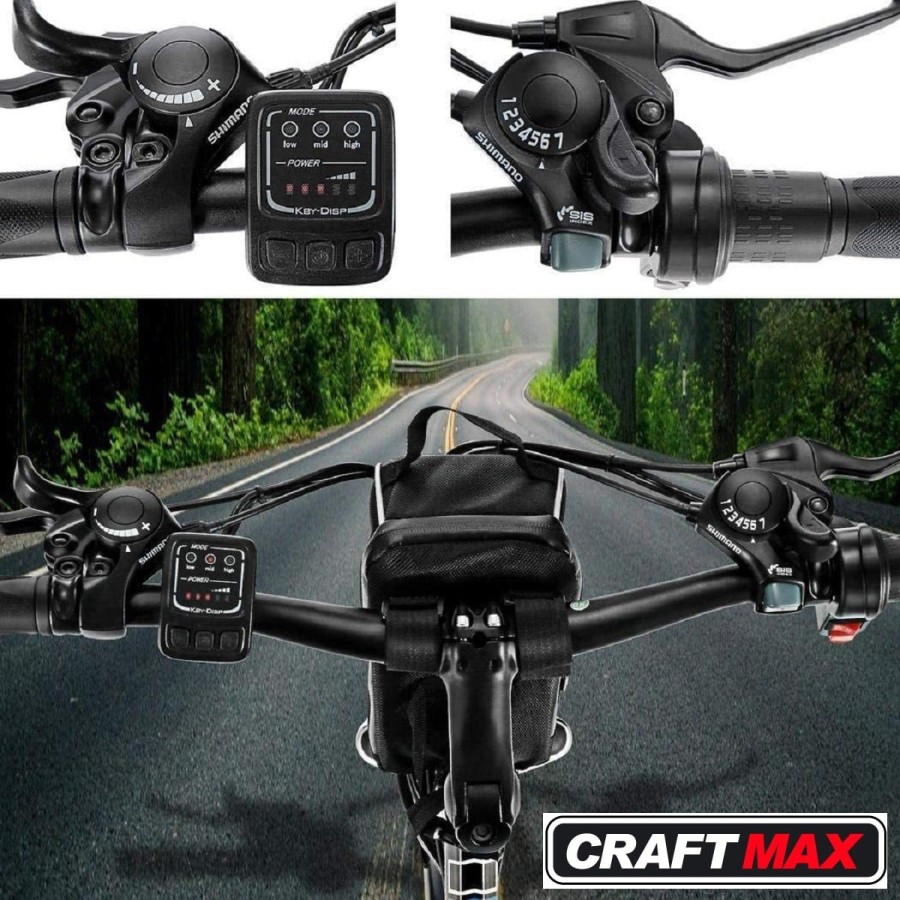 CRAFTMAX-clappy-e-Bike-Elektrofahrrad-Mountainbike-26-Zoll-36V-250W-Heckmotor-klappbar-schwarzblau-3