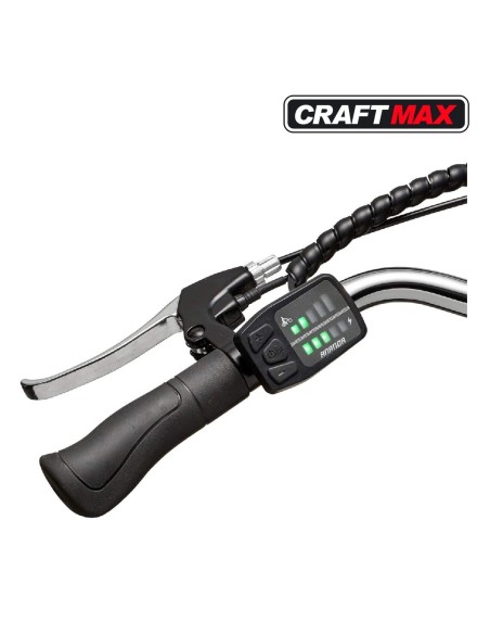 CRAFTMAX-Teutouburg-Citybike-leicht-Elektrofahrrad-28-Zoll-7-Gang-Shimano-Kettenschaltung-250W-104-36-V-Lithium-Ionen-Akku-Schwa