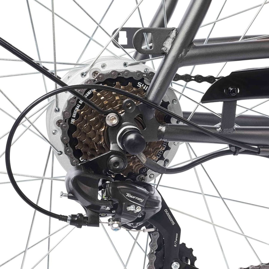 CRAFTMAX-Teutouburg-Citybike-leicht-Elektrofahrrad-28-Zoll-7-Gang-Shimano-Kettenschaltung-250W-104-36-V-Lithium-Ionen-Akku-Schwa