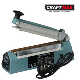 CRAFTMAX-Industrie-Impuls-Balkenschweissgeraet-Schneidwerk-fuer-thermoplastischen-Kunststofffolien-Schweissbalkenlaenge-200mm-Na