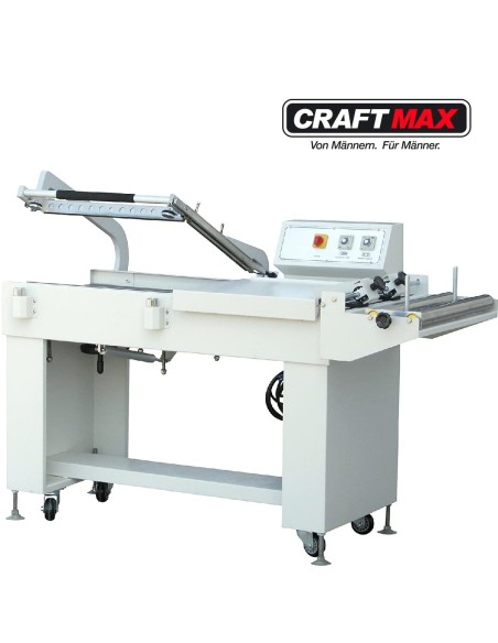CRAFTMAX-Industrie-Semiautomatisches-L-Winkelschweissgeraet-Foerderband-fuer-thermoplastischen-Kunststofffolien