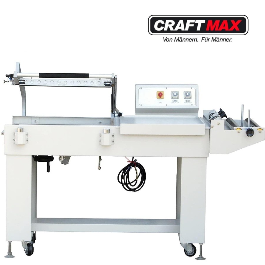 CRAFTMAX-Gewerbe-Semiautomatisches-L-Winkelschweissgeraet-Foerderband-fuer-thermoplastischen-Kunststofffolien
