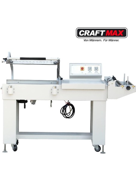 CRAFTMAX-Gewerbe-Semiautomatisches-L-Winkelschweissgeraet-Foerderband-fuer-thermoplastischen-Kunststofffolien
